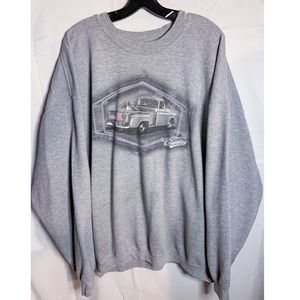 VINTAGE CLASSIC TRUCK + DOG CREW NECK